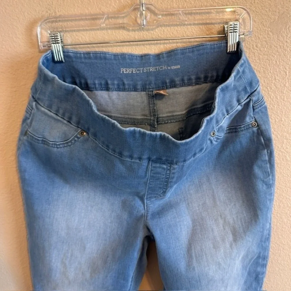 Chico's Women's Perfect Stretch Pull On Ankle‎ Jegging Jeans Stretch (1.5) 10